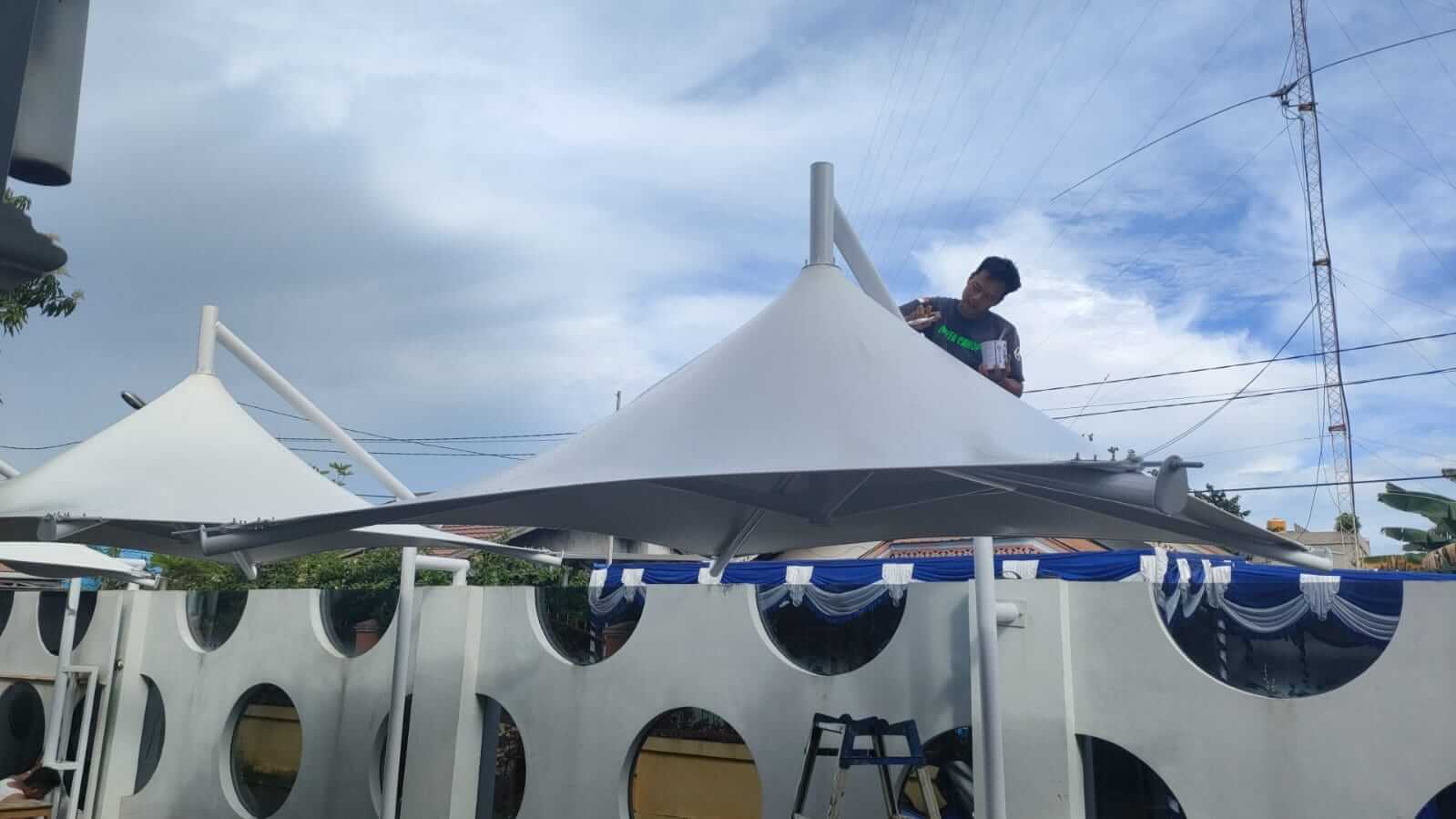 tenda membrane kaltim tenda membrane payung